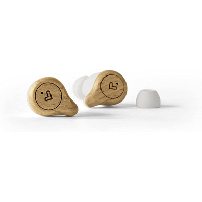 Micro Energy Sistem ECO TW Beech Wood Headphones