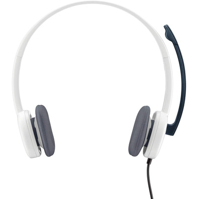 Micro Logitech H150 Coconut White Headphones