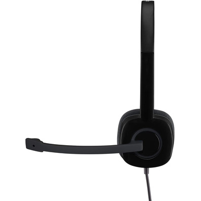 Micro Logitech H151 Black Headphones