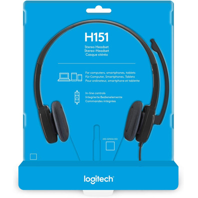 Micro Logitech H151 Black Headphones