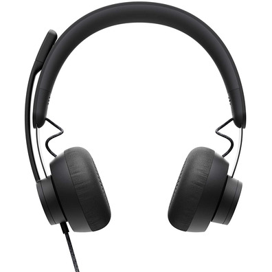 Micro Logitech Zone Wired Black Headphones