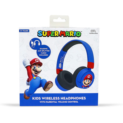 OTL Wireless Bluetooth Headphone Super Mario Blue Headphones