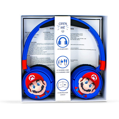 OTL Wireless Bluetooth Headphone Super Mario Blue Headphones