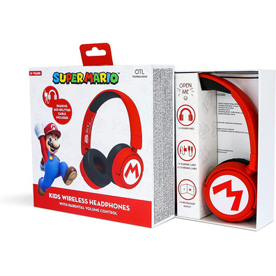 OTL Wireless Bluetooth Headphone Super Mario Red Headphones