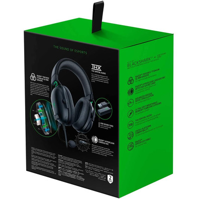 Razer Blackshark V2 + USB Mic Enhancer Headphones