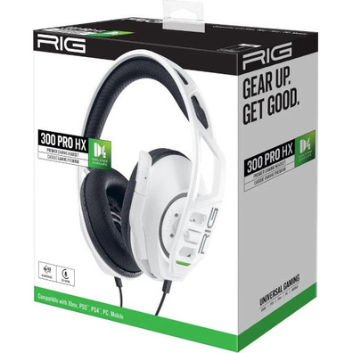 RIG Premier Gaming Headset 300 Pro HX White Headsets (Xbox/PS5/PS4/PC)