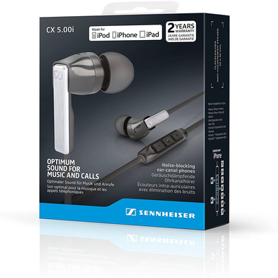 Headphones Sennheiser CX 5.00 i Black