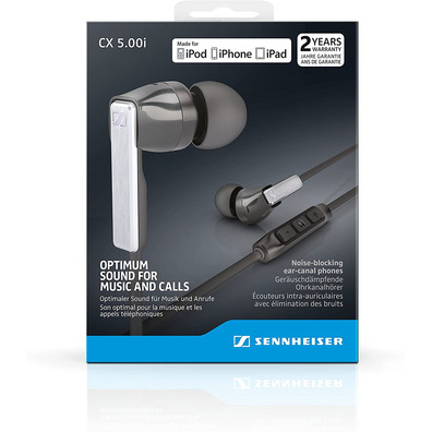 Headphones Sennheiser CX 5.00 i Black