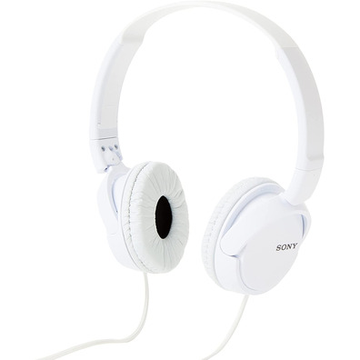 Sony MDR-ZX110P Jack 3.5 White Headphones