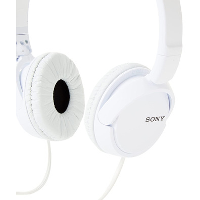 Sony MDR-ZX110P Jack 3.5 White Headphones