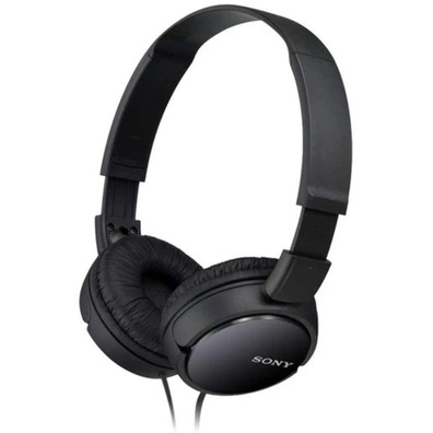 Sony MDR-ZX110P Jack 3.5 Black Headphones