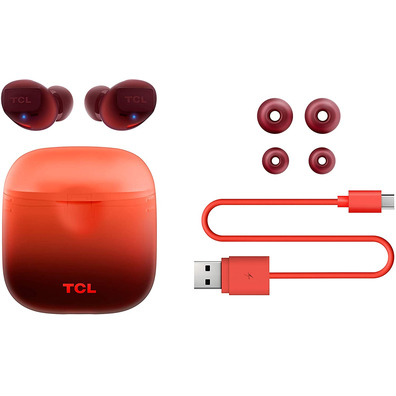 TCL SOCL500TW Sunset Orange Headphones