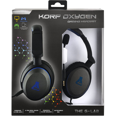Headphones The G-Lab Korp Oxygen Gaming Multiplatform
