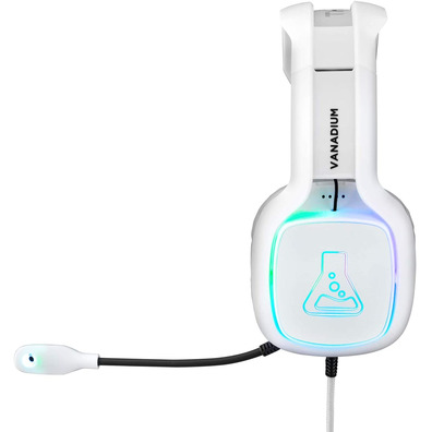The G-Lab Korp Vanadium White Headphones