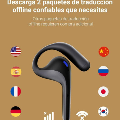 Headphones Translator Timetettle W4 Pro IA Black in Real Time
