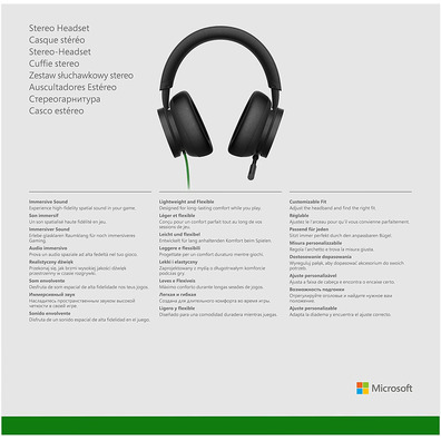 Xbox Wired Stereo Headset Headphones (Xbox One/Series/Windows 10)