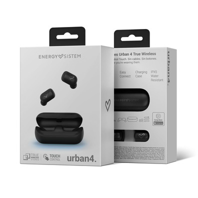 In-Ear Energy Sistem Urban 4 True Black BT Headphones