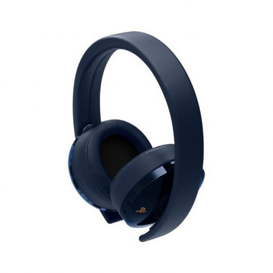 HEADPHONES WIRELESS SONY PS4 GOLD/BLUE NAVY