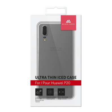 Housing Huawei P20 Black rock Ultra Thin iced