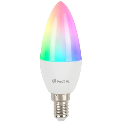 NGS Smart WiFi LED Bulb Gleam 514C Cap E14 5W/500 Lumens 2