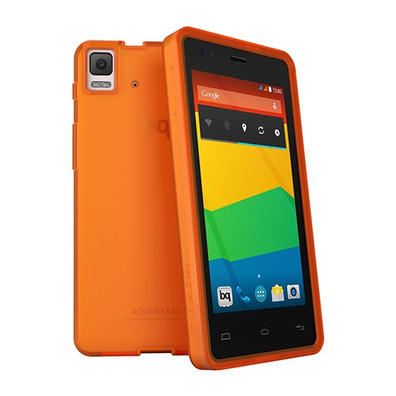 bq Aquaris E4.5 Gummie Cover Yellow