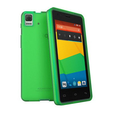 bq Aquaris E4.5 Gummie Cover Green