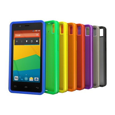 bq Aquaris E4.5 Gummie Cover Yellow