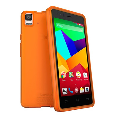 Gummie Cover BQ Aquaris E5S/E5 4G Orange