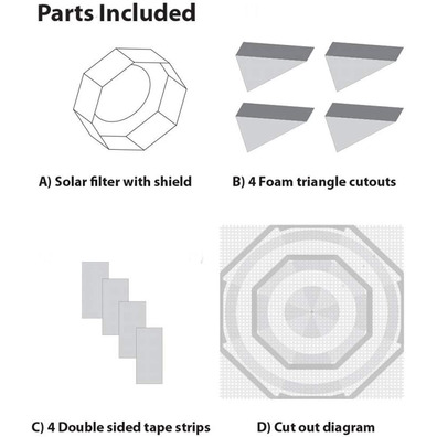 Bresser Solar Filter Telescopes 150-160mm Sun Catcher