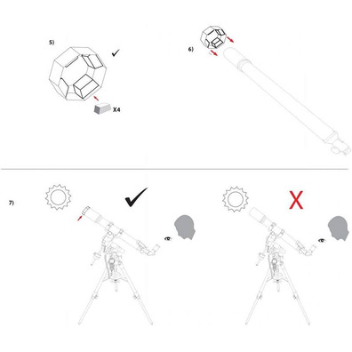 Bresser Solar Filter Telescopes 80-102mm Sun Catcher