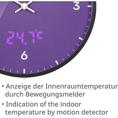 Bresser Mytime LEDSEC Morado