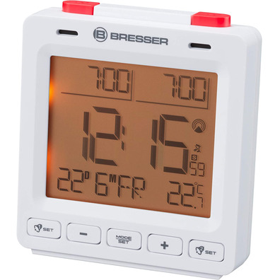 Bresser Weather Alarm Clock Mytime EAS White