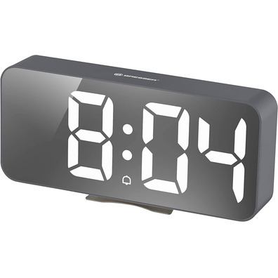 Bresser Weather Alarm Clock Mytime Echo Gray