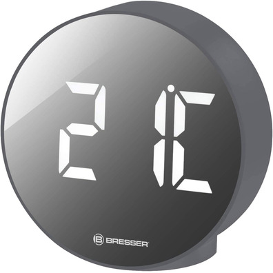 Bresser Clock Alarm Clock Mytime Echo FXR Gray