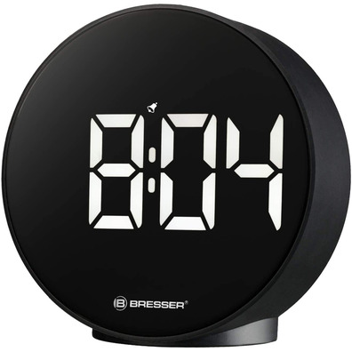 Bresser Clock Alarm Clock Mytime Echo FXR Black