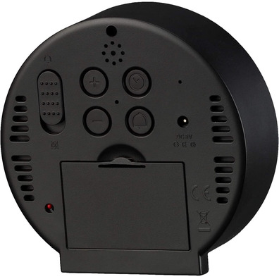 Bresser Clock Alarm Clock Mytime Echo FXR Black