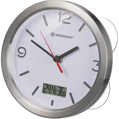 Bresser MyTime White Thermohygrometer Clock