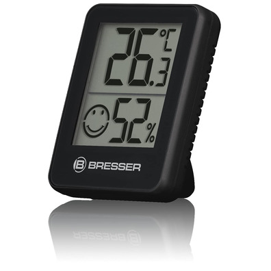 Bresser Temeo Hygro Indicator of 6 Black Pieces