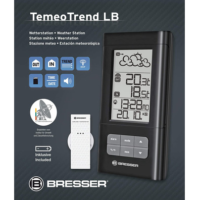 Bresser Temeotrod LB Black Controlled Weather Station