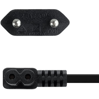 Type Philip Nanocable 1.8m Black Power Cable
