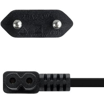 Type Philip Nanocable 1.8m Black Power Cable