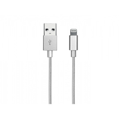 Data cable and charger Apple Lightning - Gold Collection Silver