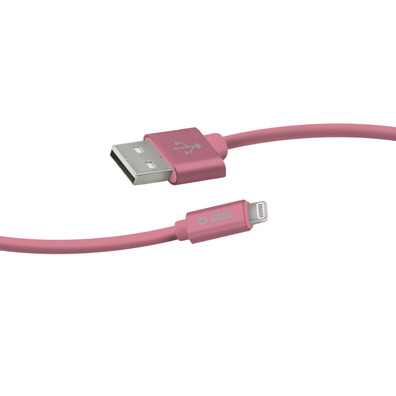 Polo Collection Lightning data cable and charger Pink
