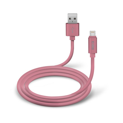 Polo Collection Lightning data cable and charger Pink