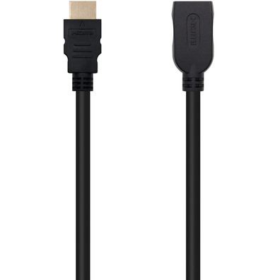 HDMI 2.0 to HDMI-A Nanocable 1m Black Cable