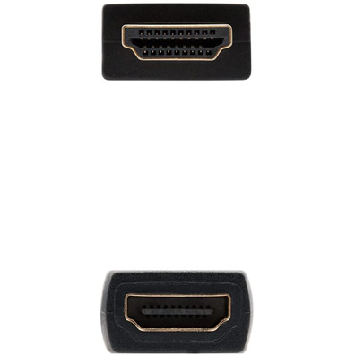 HDMI 2.0 to HDMI-A Nanocable 1m Black Cable