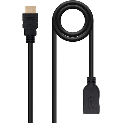 HDMI 2.0 to HDMI-A Nanocable 1m Black Cable