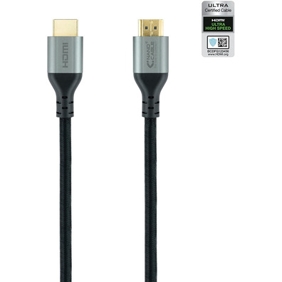 HDMI 2.1 Nanocable Ultra High Speed 1m Black Cable