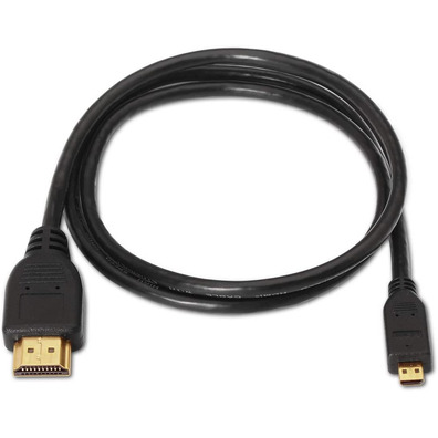 Micro HDMI (D) M to HDMI (A) M Aisens 1.8M Black Cable