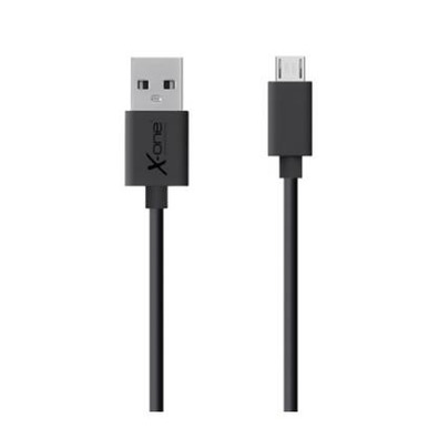 Flat Cable Micro USB X-One Black
